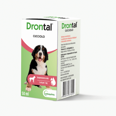 DRONTAL CUCCIOLO orale sospensione 1 flacone 50 ml