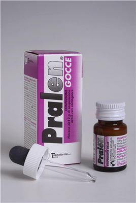 PRALEN orale sospensione 1 flacone 12 g 120 mg/g + 10 mg/g