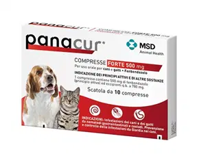 PANACUR FORTE 10 compresse 500 mg PANACUR FORTE 10 compresse 500 mg