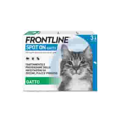 Frontline Spot On Gatti x3 Pipette, Antiparassitario per Gatti e Gattini, Contro  Zecche, Pulci e Pidocchi