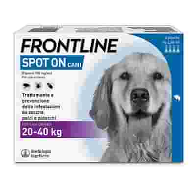 FRONTLINE SPOT-ON CANI soluzione 4 pipette 2,68 ml 268 mg cani da 20 a 40 Kg