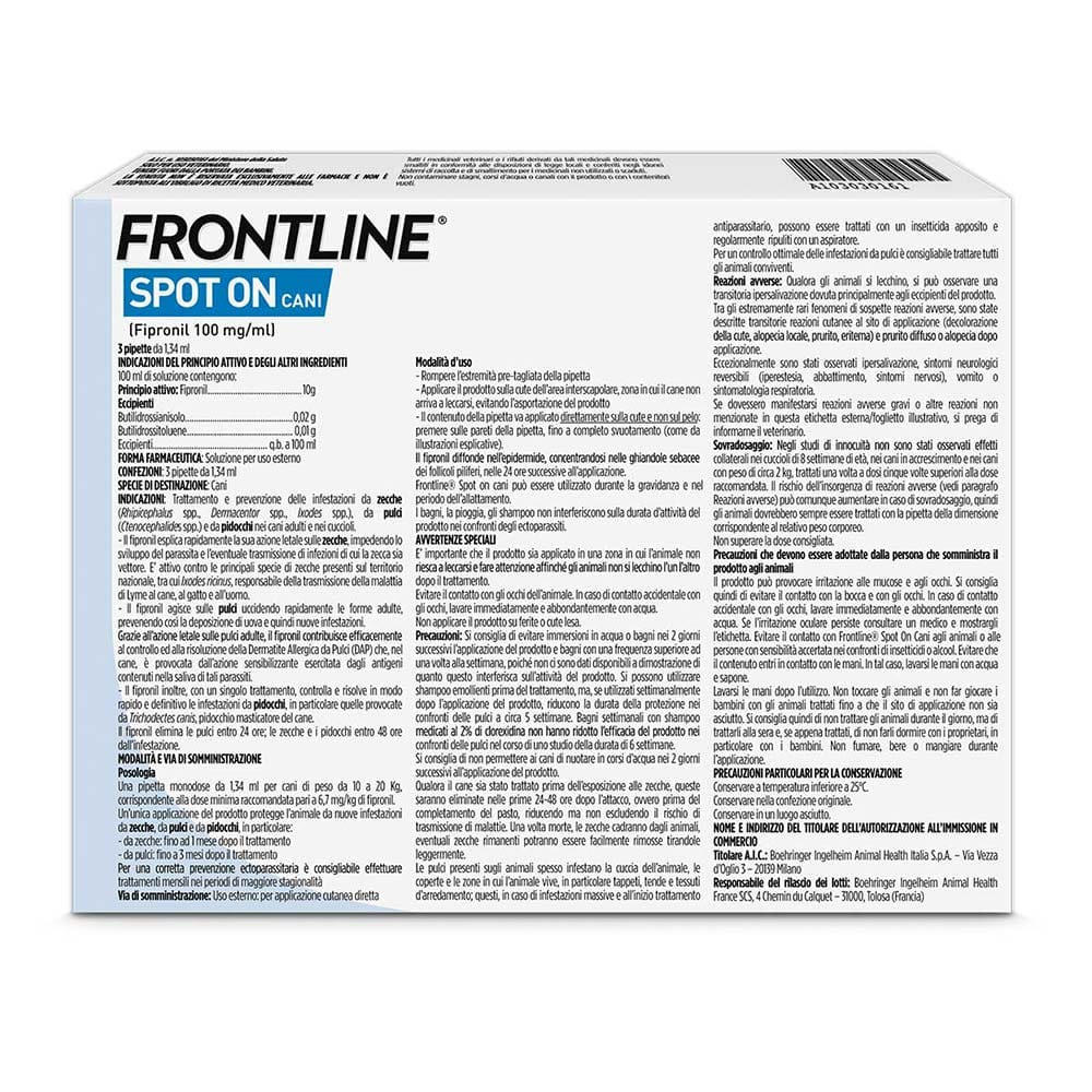 FRONTLINE*3PIP 10-20KG CANI