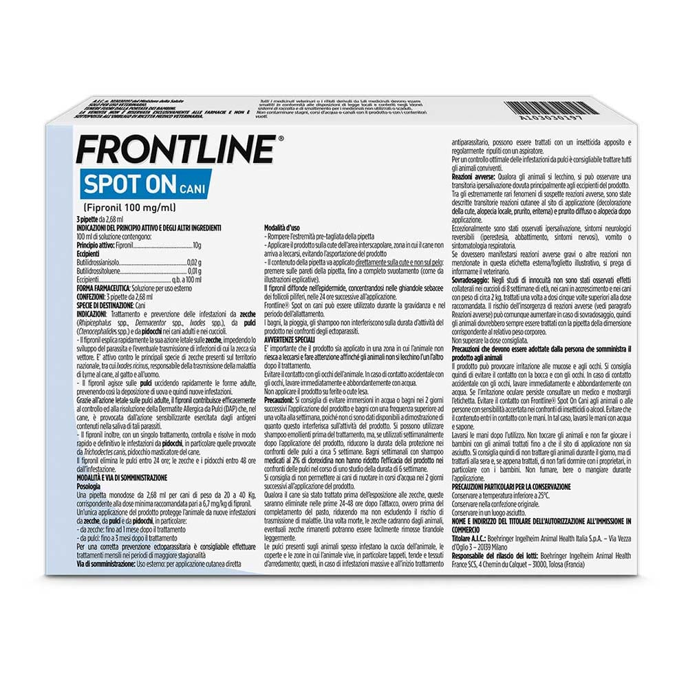 FRONTLINE*3PIP 20-40KG CANI