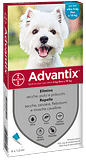 ADVANTIX SPOT ON soluzione 4 pipette 1 ml cani da 4 a 10 Kg