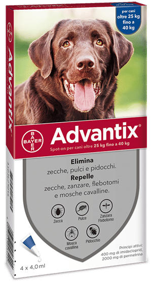 ADVANTIX SPOT ON*4PIP 25-40KG