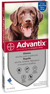ADVANTIX SPOT ON*4PIP 25-40KG