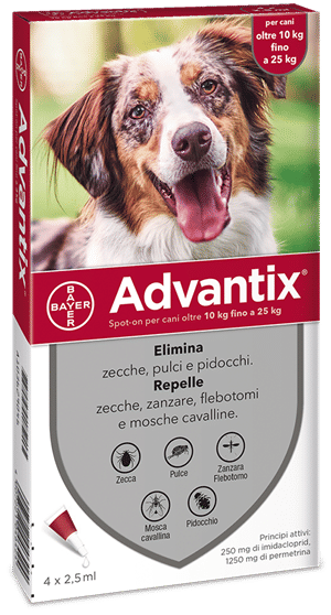 ADVANTIX SPOT ON*4PIP 10-25KG