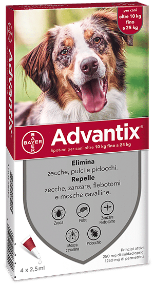 Advantix Spot On*4 Pip 10 25 Kg