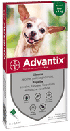 ADVANTIX SPOT ON soluzione 4 pipette 0,4 ml cani fino a 4 Kg