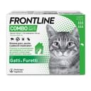 Frontline Combo Gatti x6 Pipette, Antiparassitario per Gatti, Gattini e Furetti, Contro Pulci, Zecche, Uova, Larve e Pidocchi 