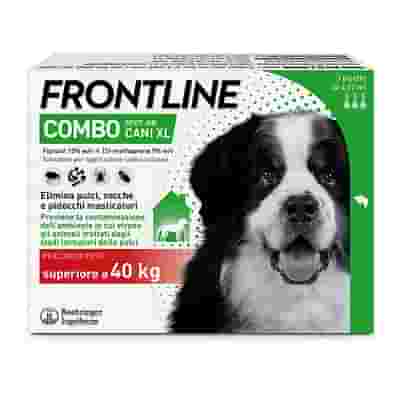 FRONTLINE COMBO SPOT-ON CANI EXTRA GRANDI soluzione 3 pipette 4,02 ml 402 mg + 361,8 mg cani > 40 Kg