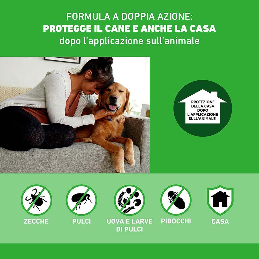Frontline Combo Cani x3 Pipette, Antiparassitario per Cani XL e Cuccioli (+40Kg) Contro Pulci, Zecche, Uova, Larve E Pidocchi