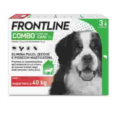 Frontline Combo Cani x3 Pipette, Antiparassitario per Cani XL e Cuccioli (+40Kg) Contro Pulci, Zecche, Uova, Larve E Pidocchi