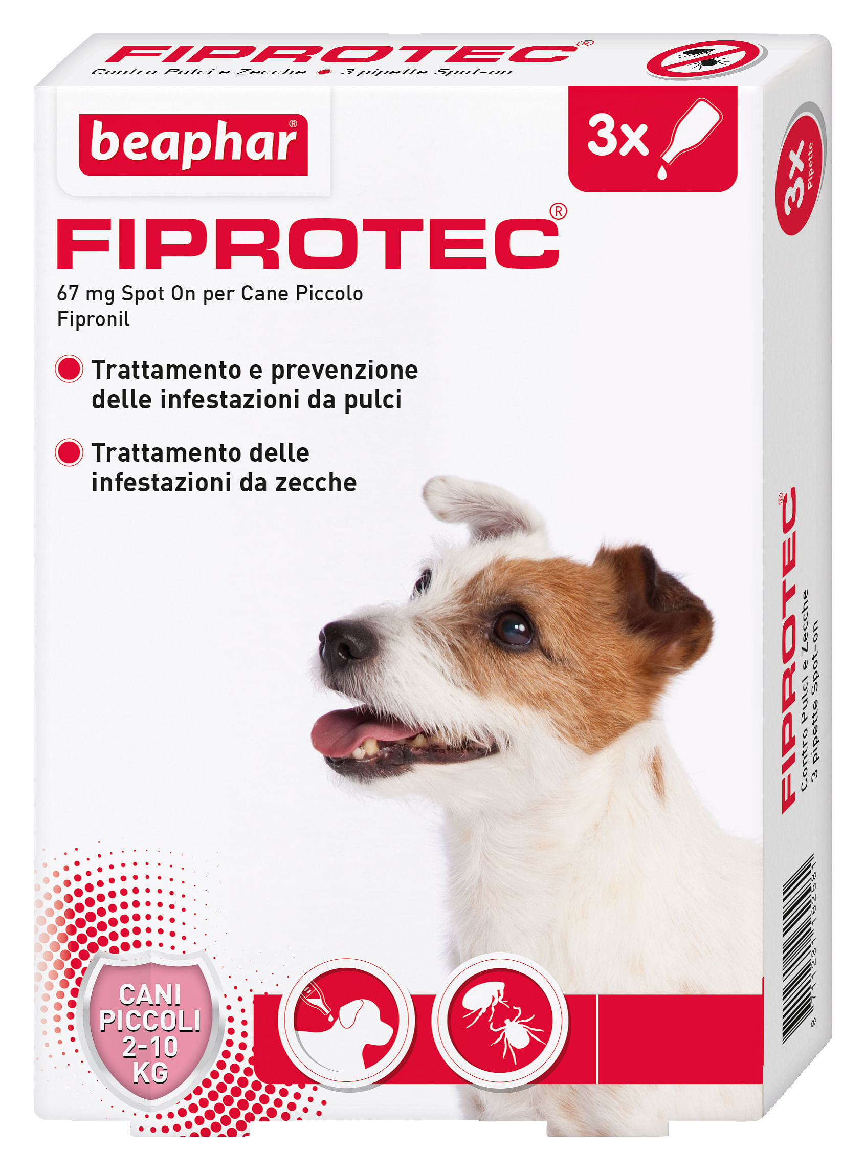 Fiprotec 3 Pipette 2 10 Kg Cani