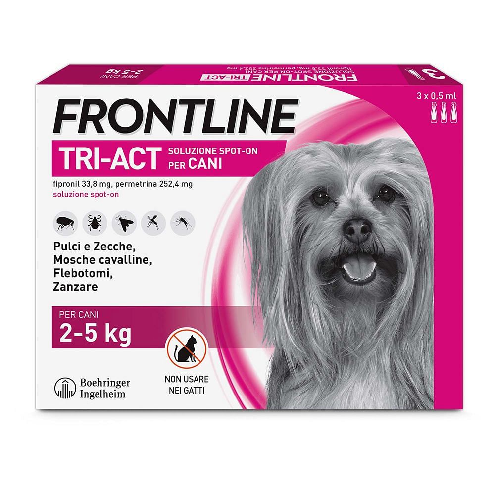 Frontline Tri Act 3 Pipette 2 5 Kg