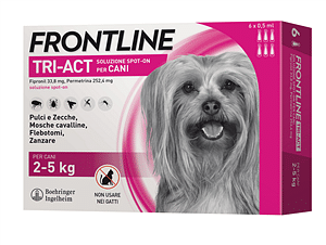 Frontline Tri Act 6 Pipette 2 5 Kg