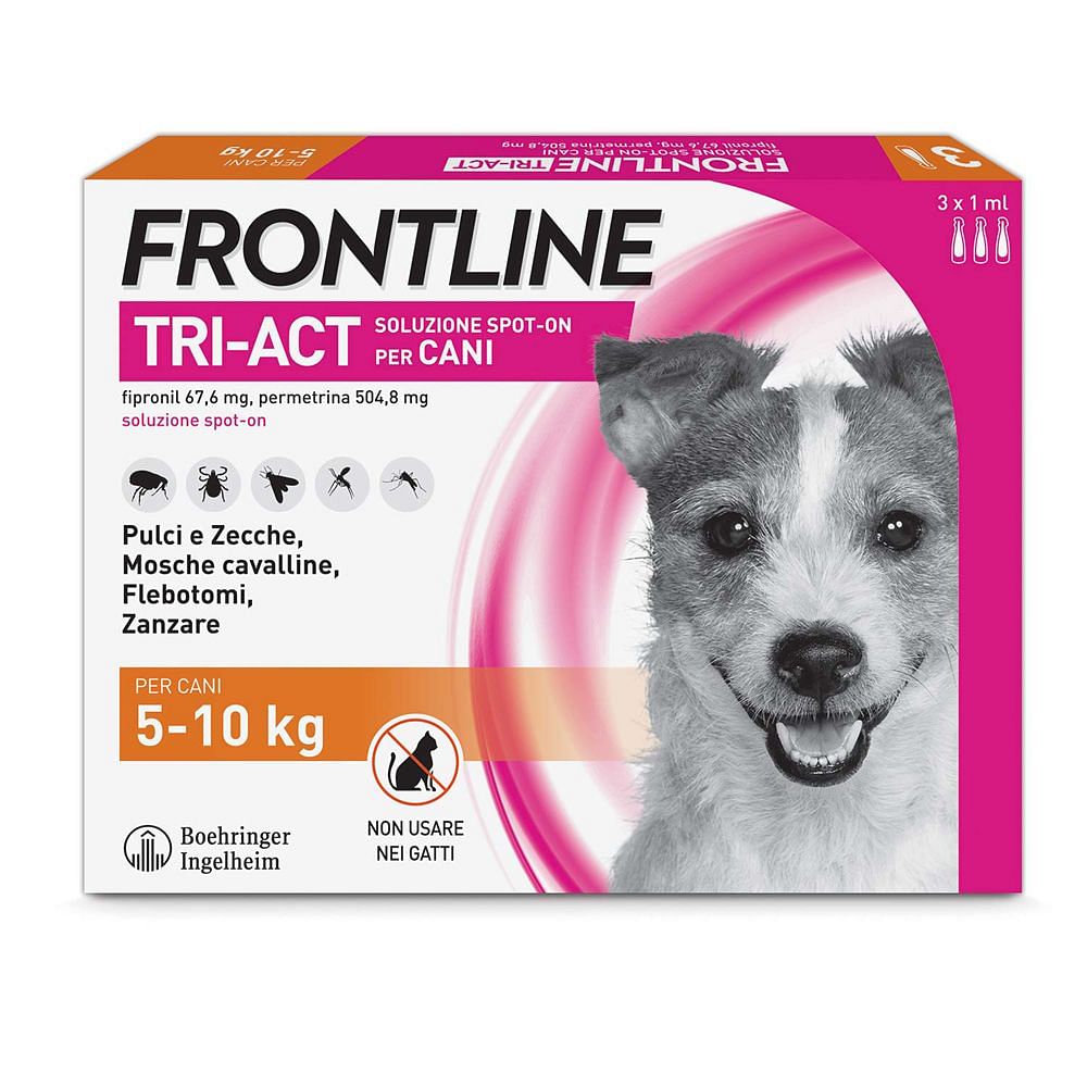 Frontline Tri Act 3 Pipette 5 10 Kg