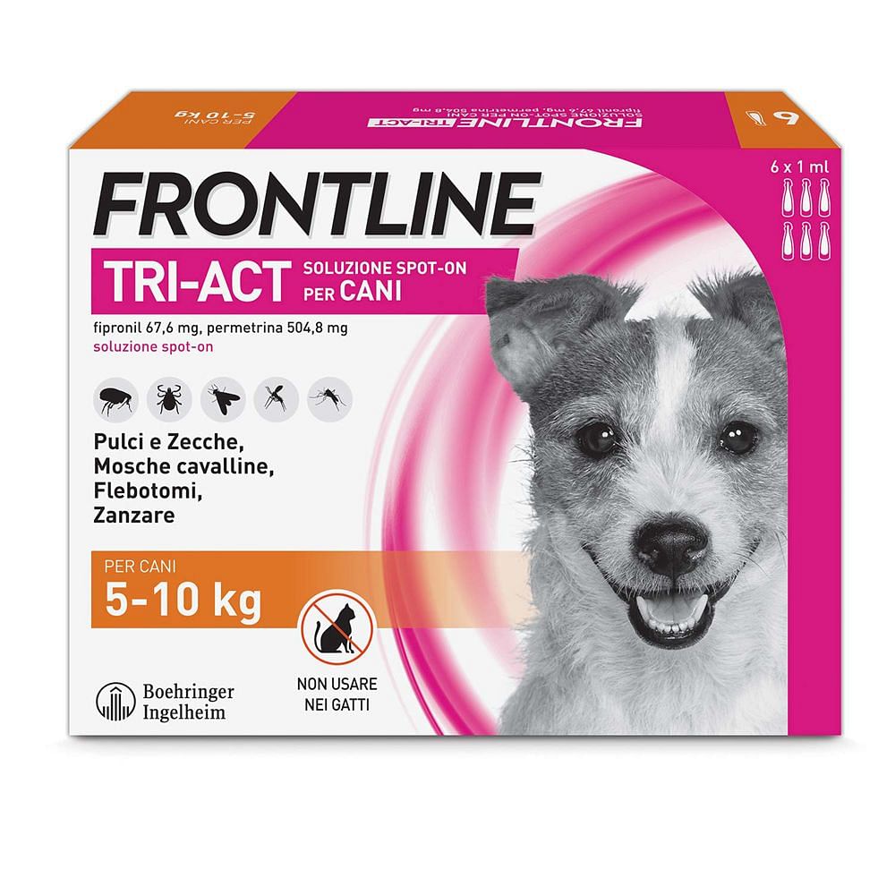 Frontline Tri Act 6 Pipette 5 10 Kg