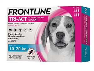 Frontline Tri Act 6 Pipette 10 20 Kg