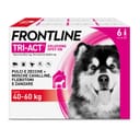 Frontline Tri-Act x6 Pipette, Antiparassitario Per Cani e Cuccioli (Taglia XL 40-60Kg) Contro Pulci, Zecche, Zanzare, Pappataci e Leishmaniosi