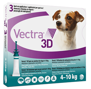 VECTRA 3D 3 pipette 4-10 kg verde