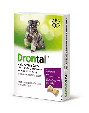 DRONTAL MULTI AR CARNE 2 compresse