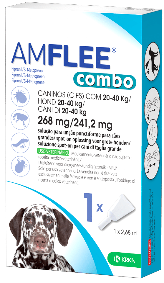 Amflee Combo 3 Pipette 20 40 Kg Cani