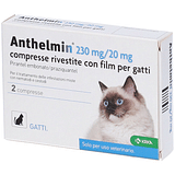 ANTHELMIN 2 compresse 230 mg + 20 mg gatto
