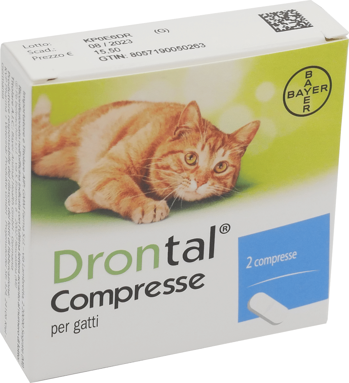 DRONTAL 2 compresse gatto