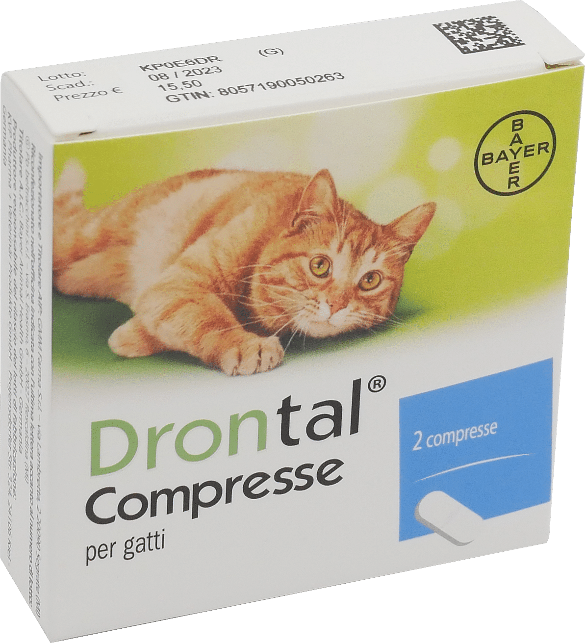 Drontal 2 Compresse Gatto