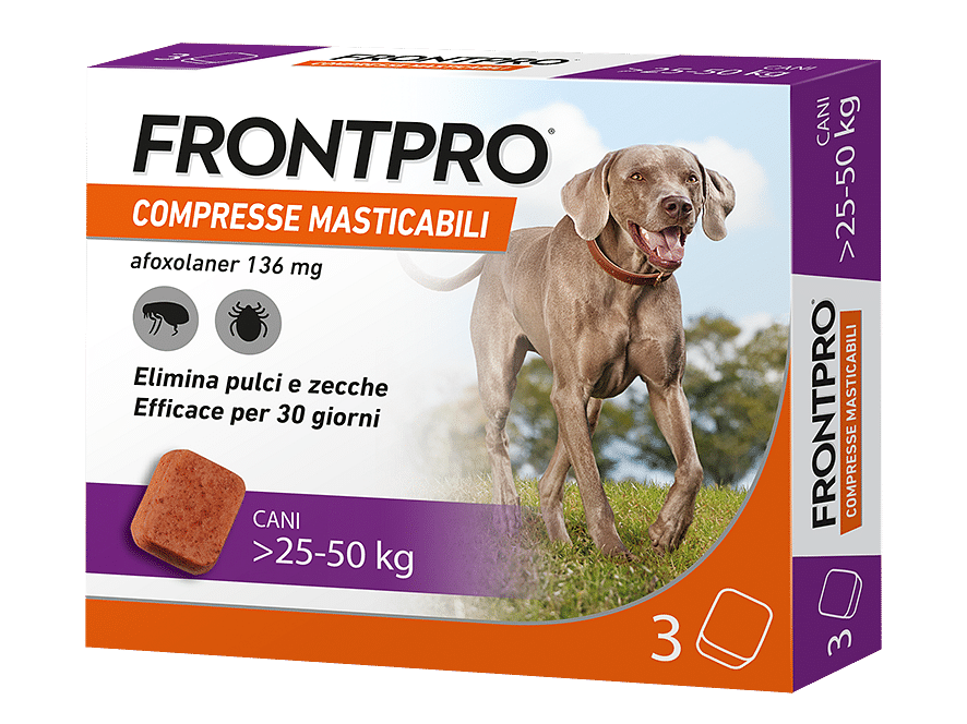 Frontpro 3 Compresse 25 50 Kg 136 Mg