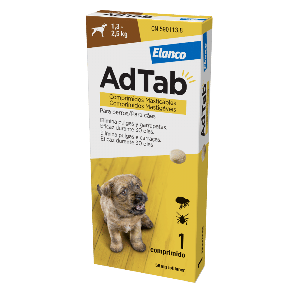 ADTAB 3 compresse 56 mg cani 1,3-2,5 kg