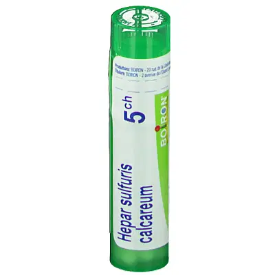 HEPAR SULFURIS CALCAREUM 5 CH GRANULI 4G HEPAR SULFURIS CALCAREUM 5 CH GRANULI 4G