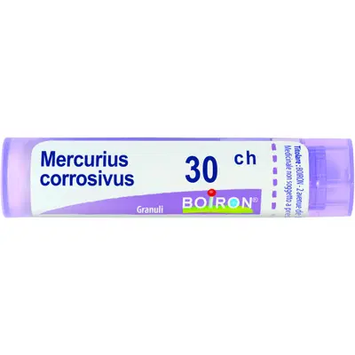 MERCURIUS CORROSIVUS 30 CH GRANULI 4G MERCURIUS CORROSIVUS 30 CH GRANULI 4G