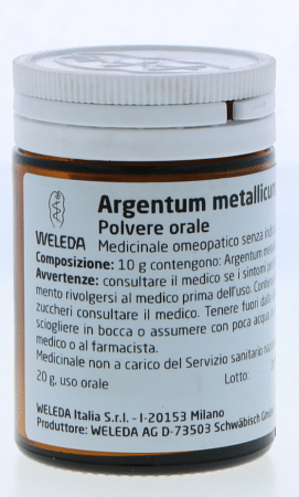 Weleda Argentum Metallicum Praeparatum D6 20 G