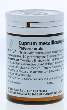 WELEDA CUPRUM METALLICUM PRAEPARATUM D20 TRITURATION 20 G WELEDA CUPRUM METALLICUM PRAEPARATUM D20 TRITURATION 20 G