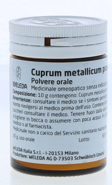 WELEDA CUPRUM METALLICUM PRAEPARATUM D20 TRITURATION 20 G