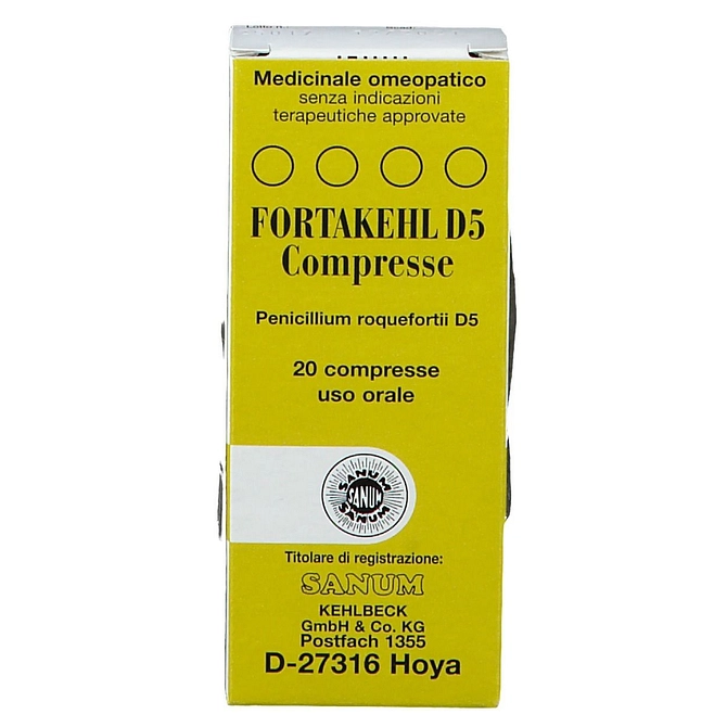 Sanum Fortakehl D5 20 Compresse