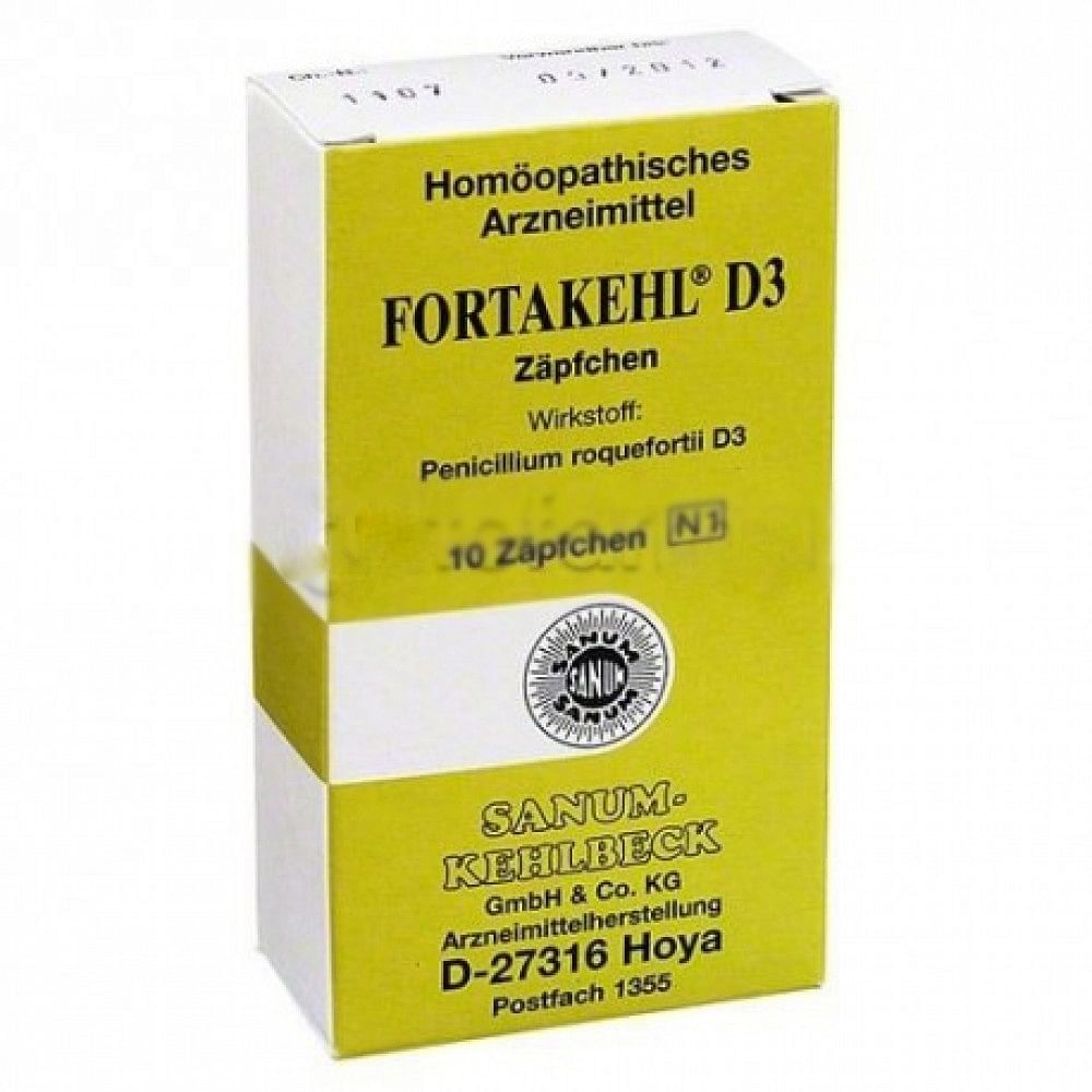 Fortakehl D3 10 Supposte 2 G Sanum