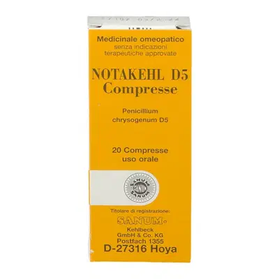 SANUM NOTAKEHL D5 20 COMPRESSE SANUM NOTAKEHL D5 20 COMPRESSE
