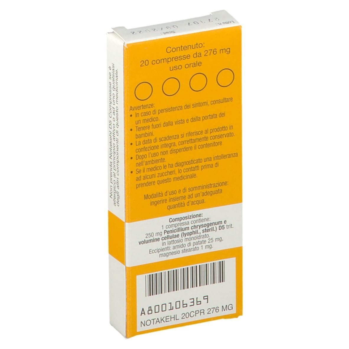 SANUM NOTAKEHL D5 20 COMPRESSE