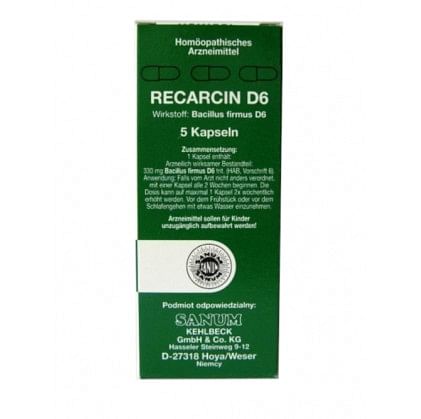 Recarcin D6 5 Capsule Sanum