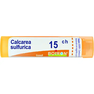 CALCAREA SULFUR 15CH GRANULI 4G CALCAREA SULFUR 15CH GRANULI 4G