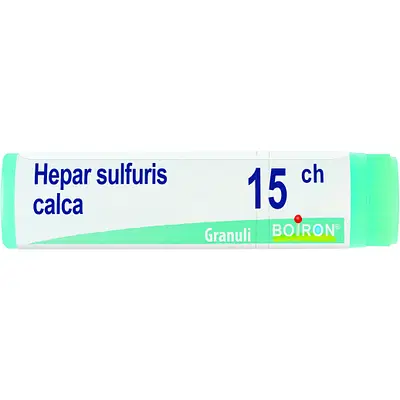 HEPAR SULFURIS CAL 15CH GLOBULI 1G HEPAR SULFURIS CAL 15CH GLOBULI 1G