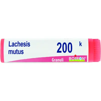 BOIRON LACHESIS MUTUS 200K GLOBULI BOIRON LACHESIS MUTUS 200K GLOBULI