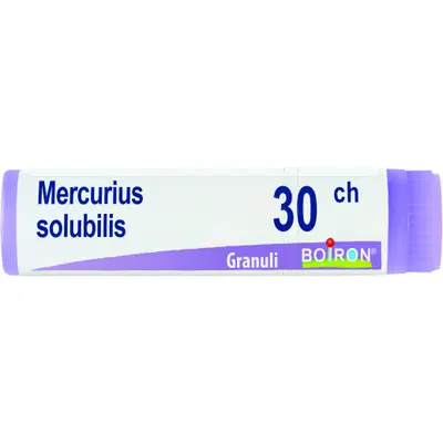 MERCURIUS SOLUBILIS 30 CH GLOBULI 1G MERCURIUS SOLUBILIS 30 CH GLOBULI 1G