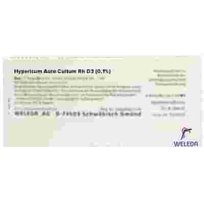 WELEDA HYPERICUM AURO CULTUM RH D3 01% 8 FIALE DA 1 ML L'UNA