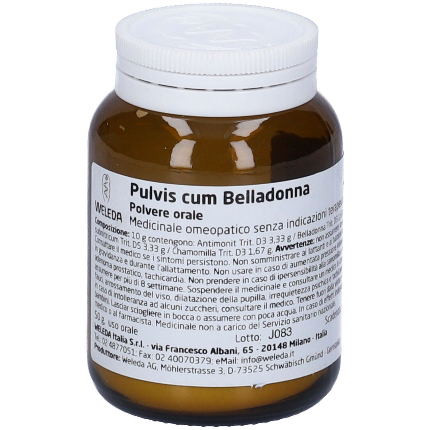 Weleda Pulvis Cum Belladonna 50 G