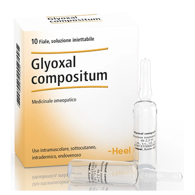 Heel Glyoxal Compostium 10 Fiale Da 2,2 Ml L'una