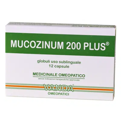 VANDA MUCOZINUM 200 PLUS 12 CAPSULE VANDA MUCOZINUM 200 PLUS 12 CAPSULE
